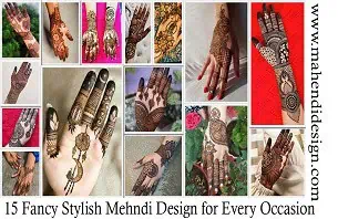 Fancy Stylish Mehndi Design