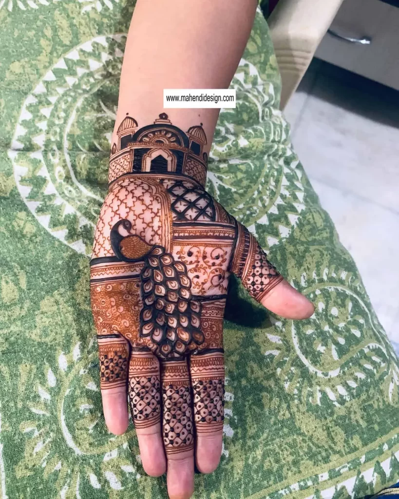 Easy Front Hand Mehndi Design 