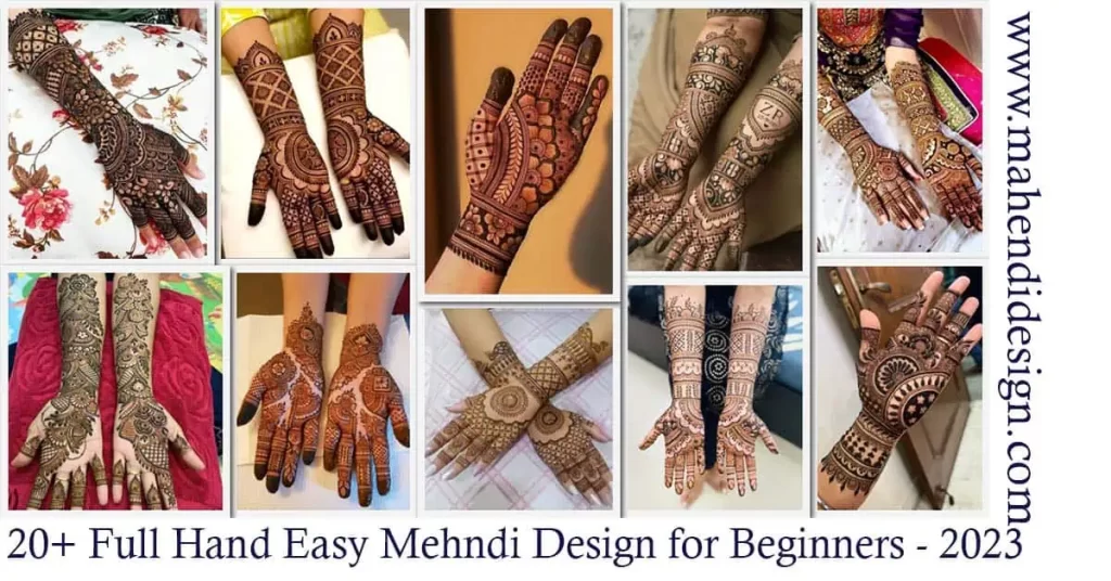 Easy Mehndi Design for Beginners