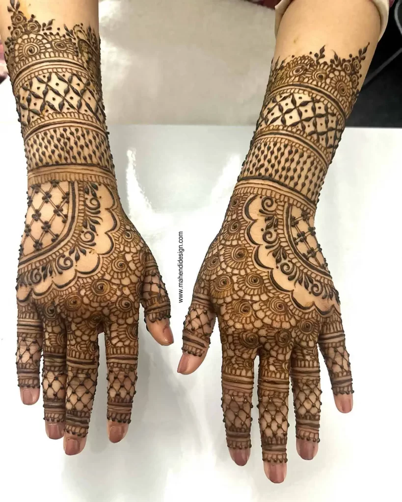 mehndi design new arabic full hand