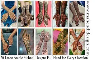 Arabic Mehndi Designs Full Hand