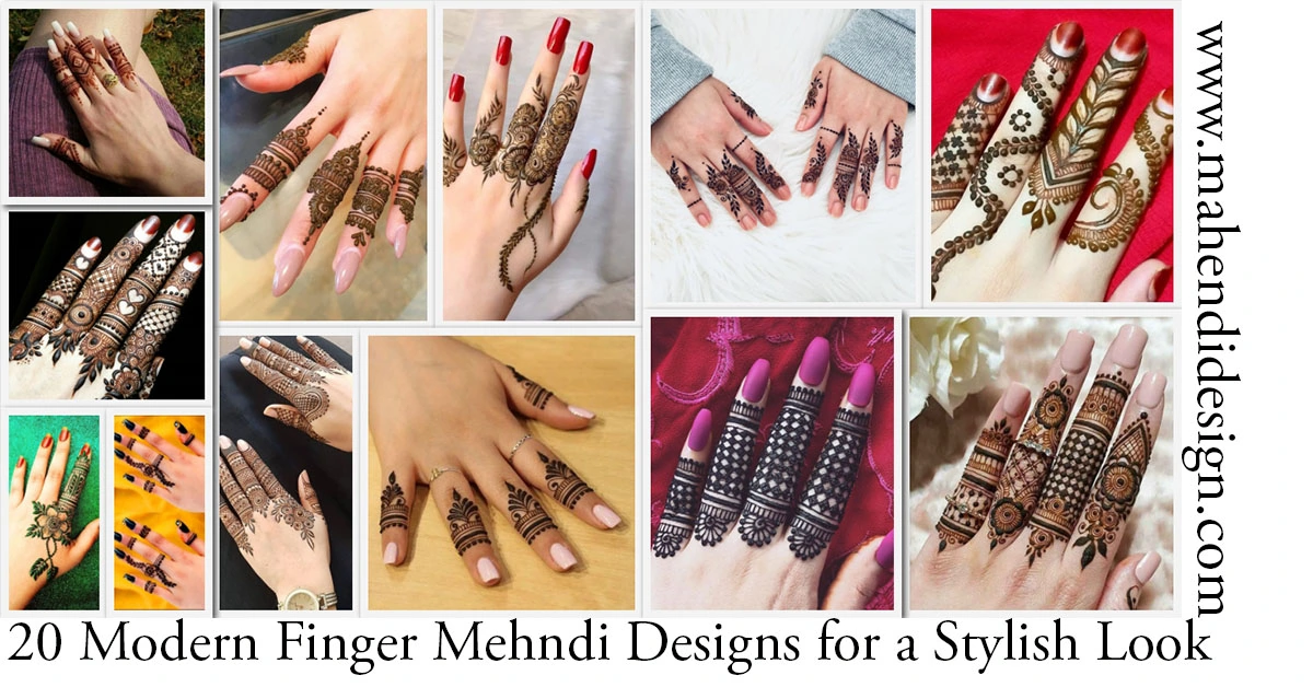 20+ Unique Finger Mehndi Designs That You'll Absolutely Love | WedMeGood