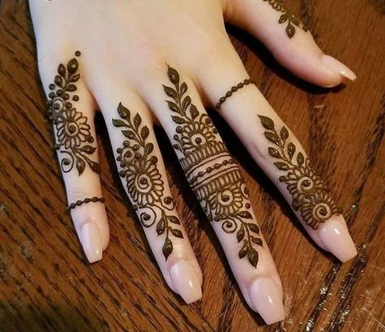 Finger Mehndi Designs for a Stylish Look - Mahendidesign.com