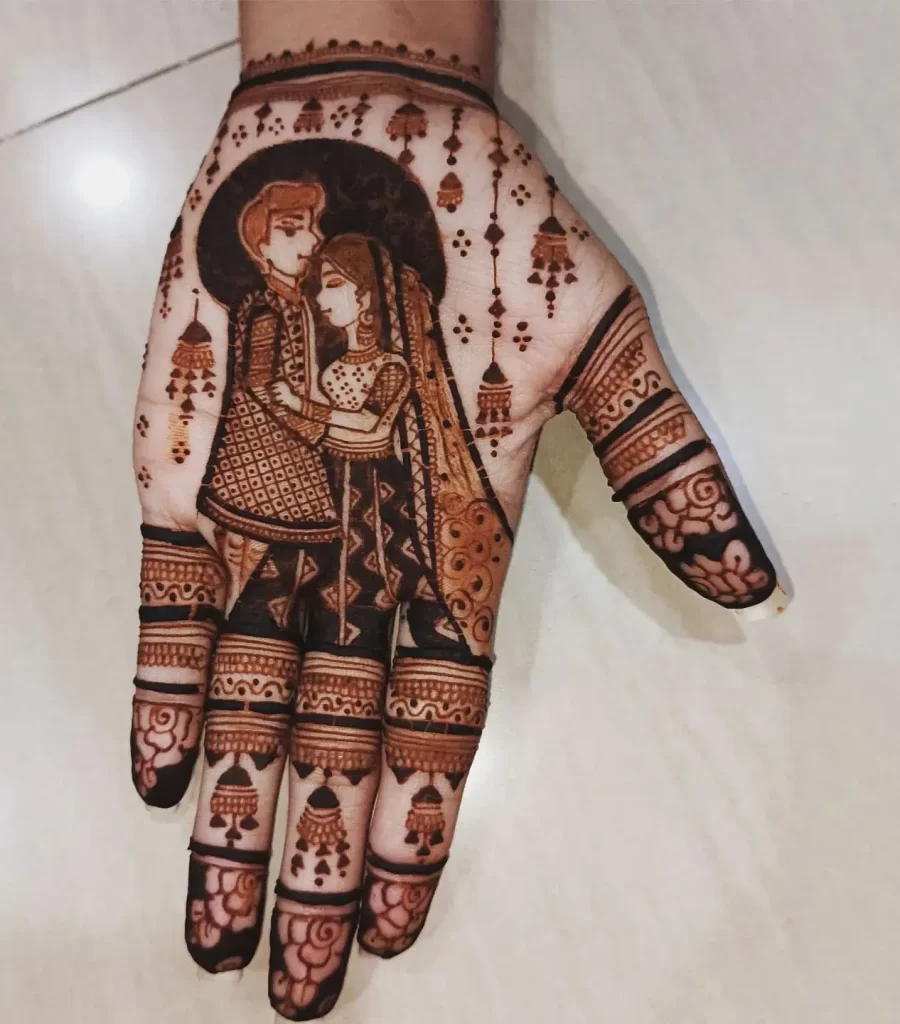 Easy Bridal Mehndi Design