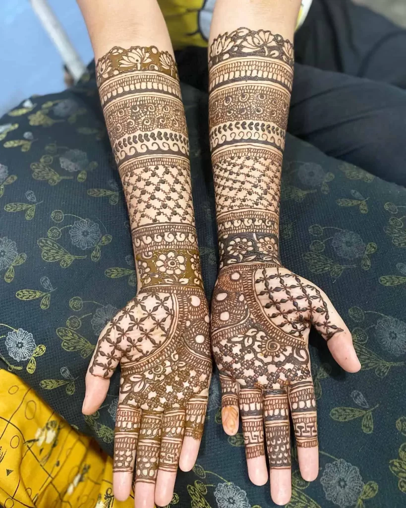 Easy Bridal Mehndi Design