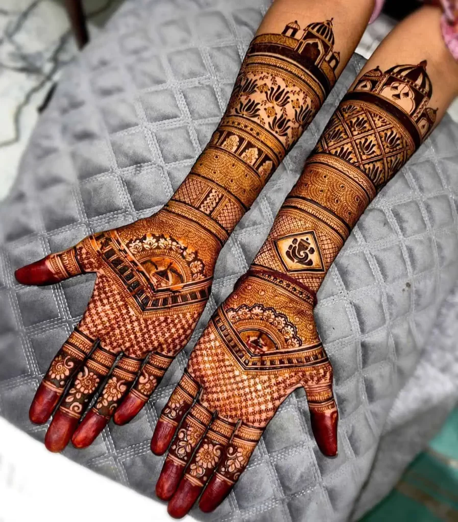 Easy Bridal Mehndi Design