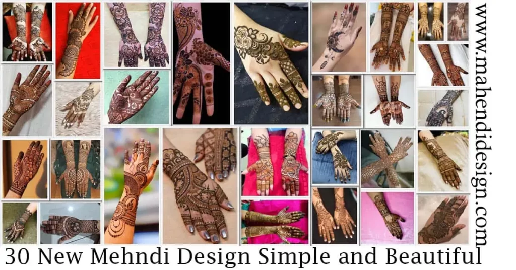 New Mehndi Design Simple