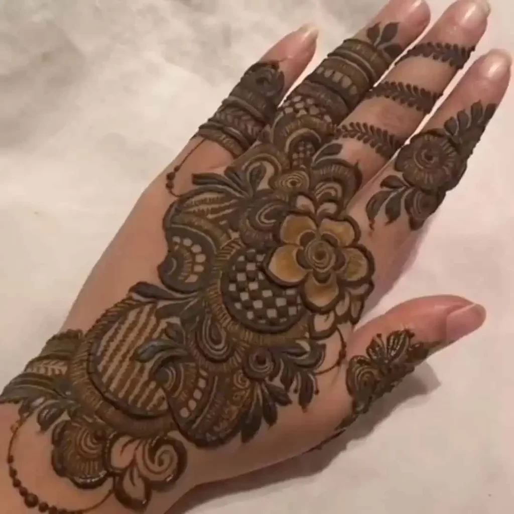 New Mehndi Design Simple