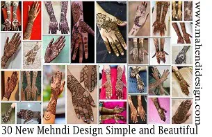 New Mehndi Design Simple