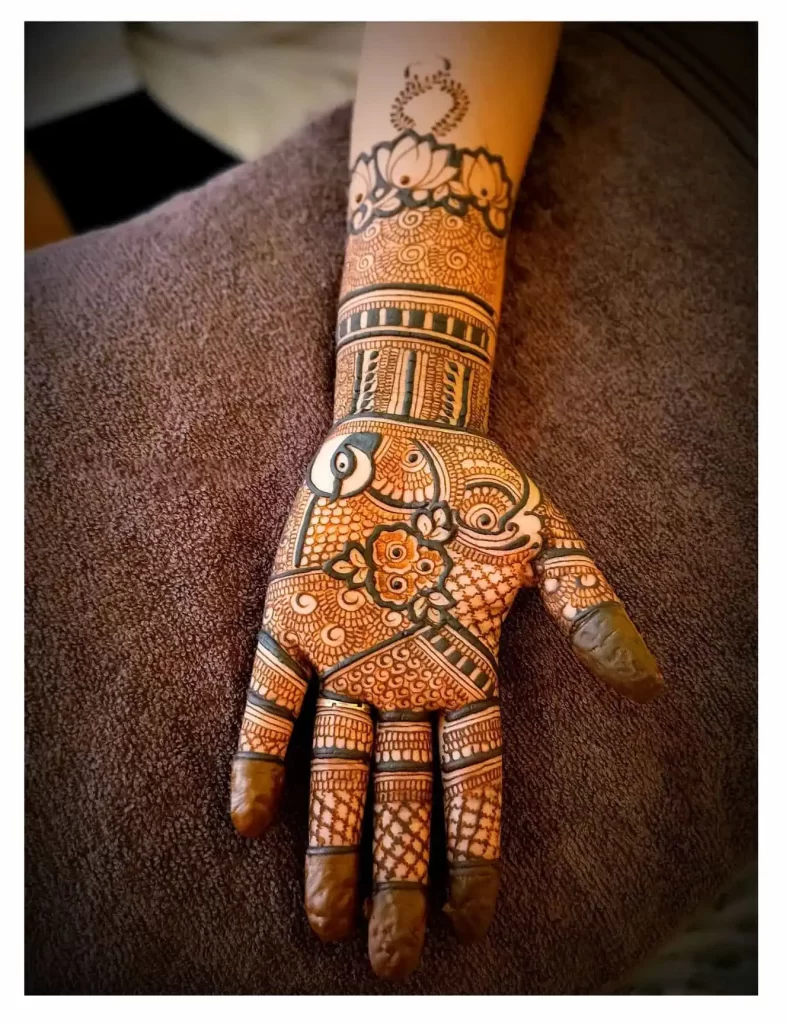 Peacock Mehndi Design