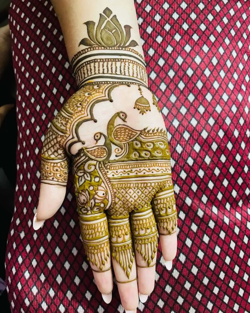 Peacock Mehndi Design