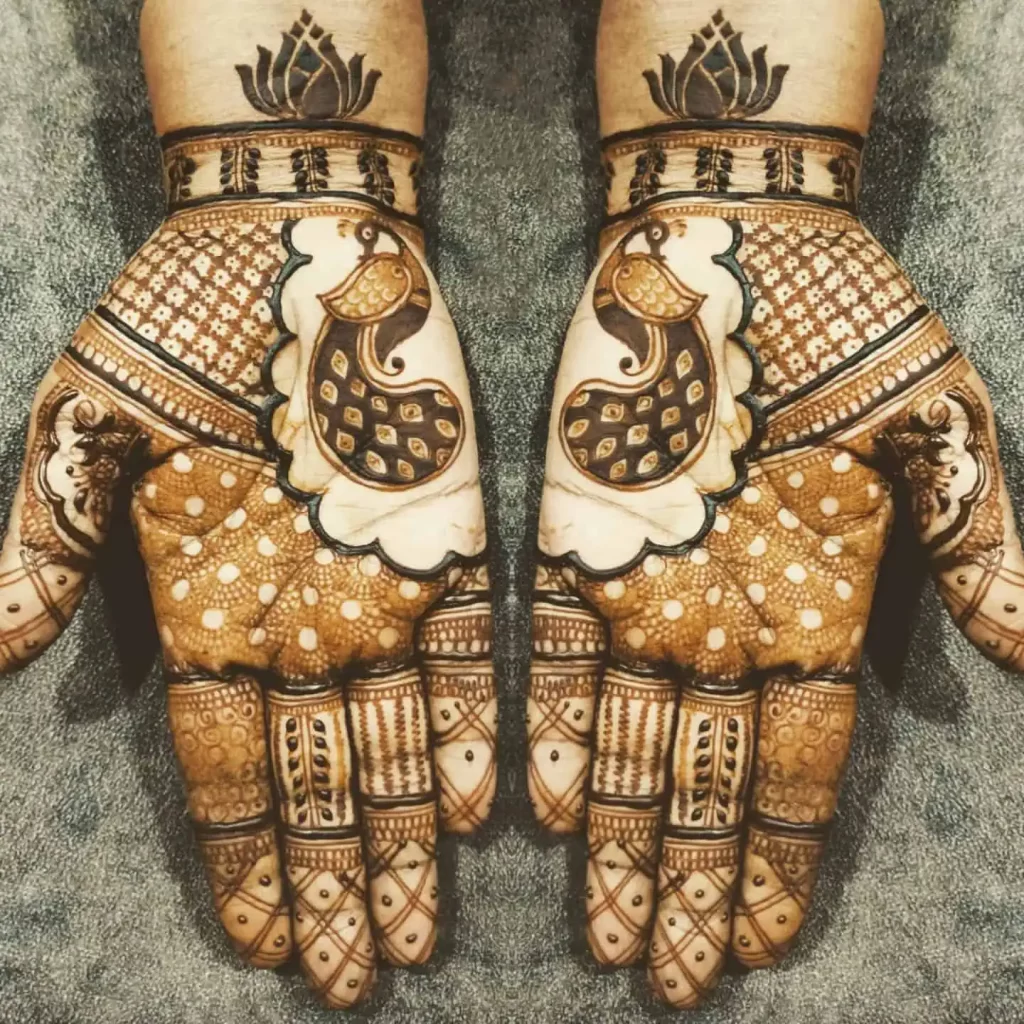 Peacock Mehndi Design