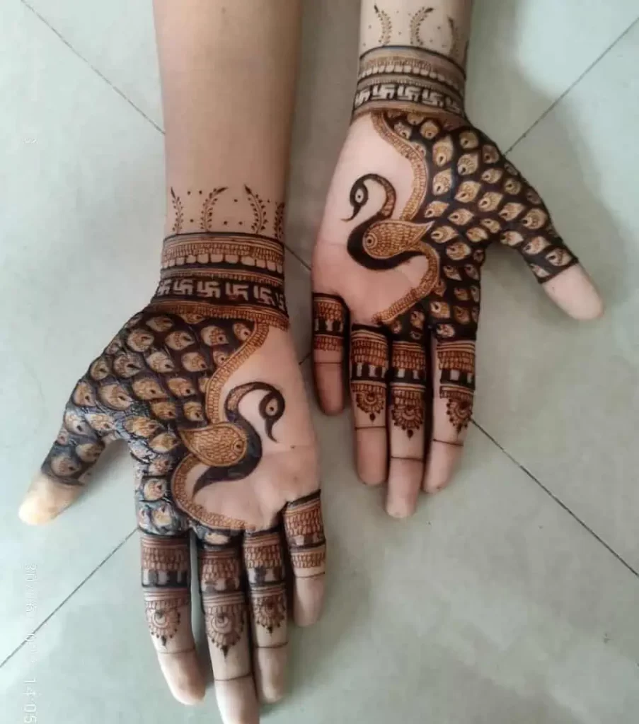 Peacock Mehndi Design