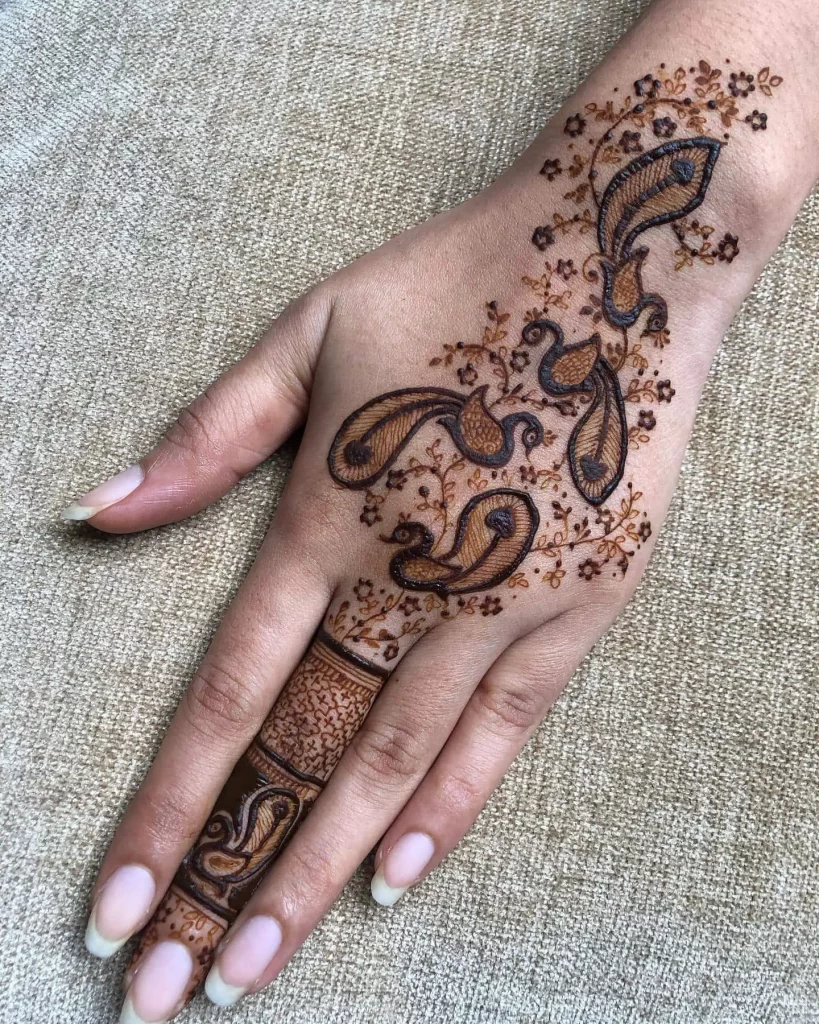 Peacock Mehndi Design