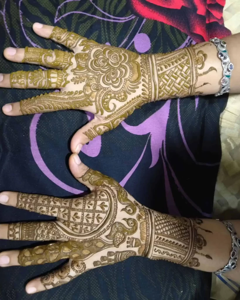 Peacock Mehndi Design