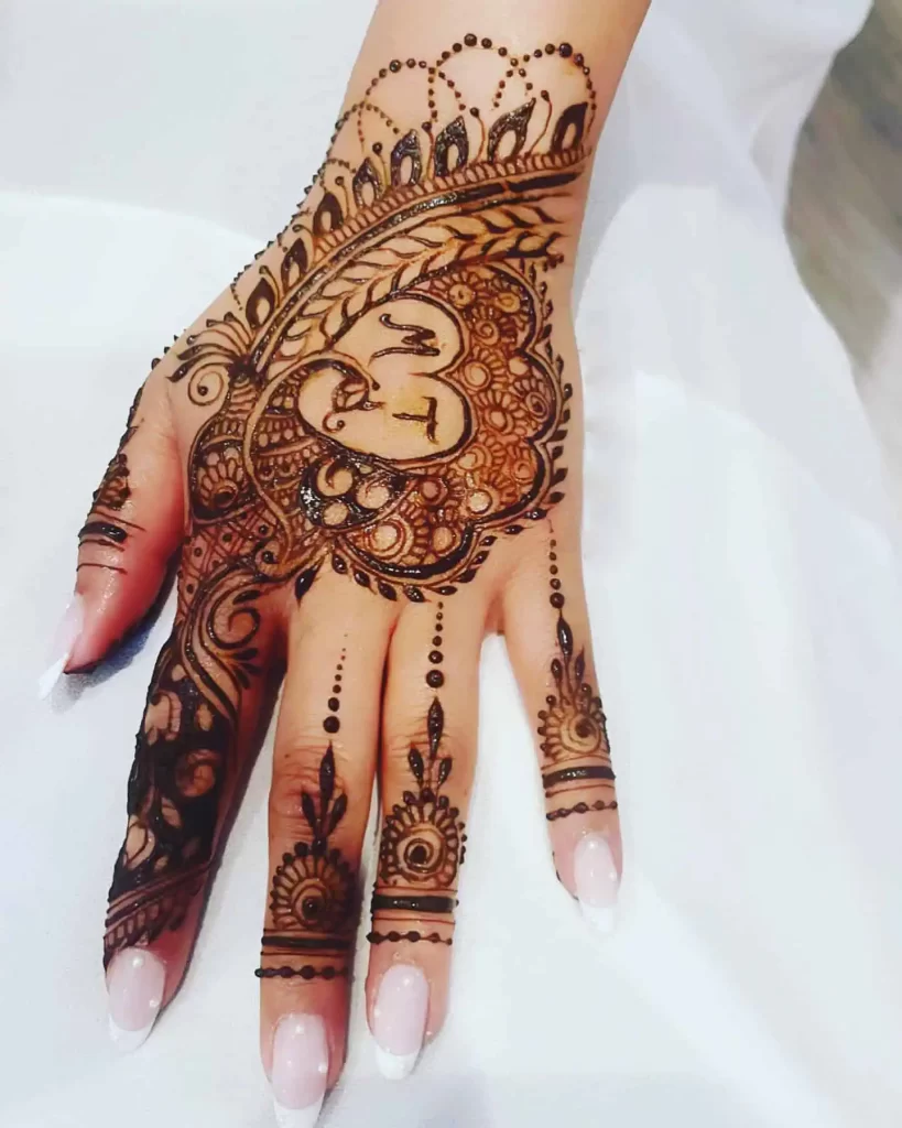 Peacock Mehndi Design