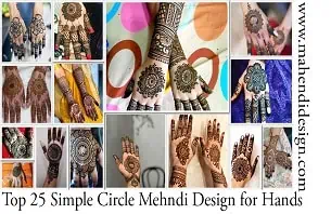 Simple Circle Mehndi Design