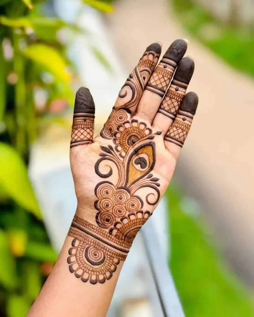 Best Mehndi Design for Front Hand