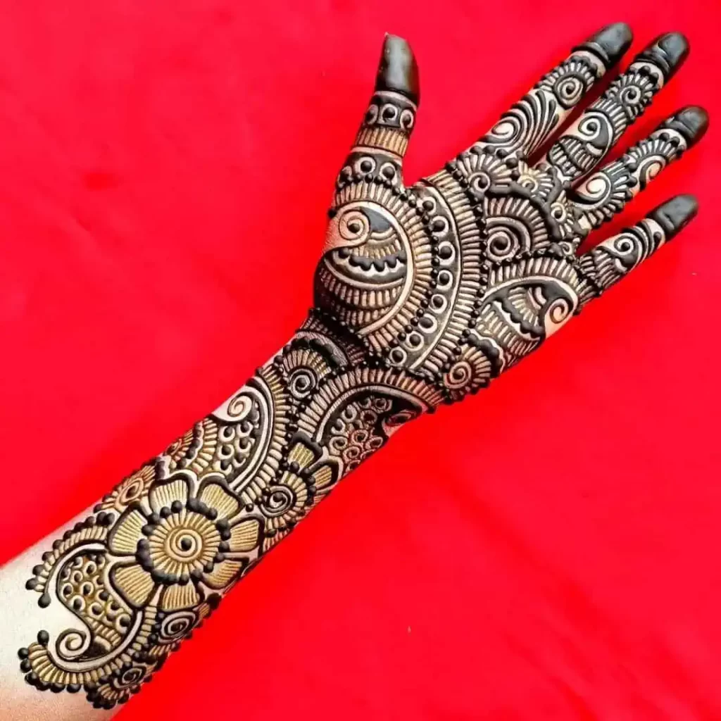 Stylish Arabic Mehndi Design 