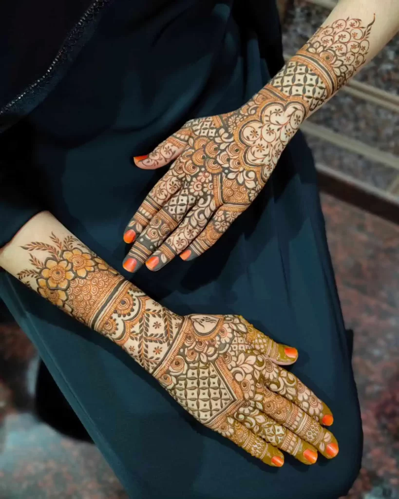 Simple Back Hand Mehndi Design