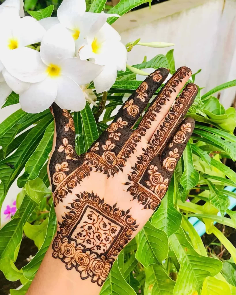 Palm Mehndi Design