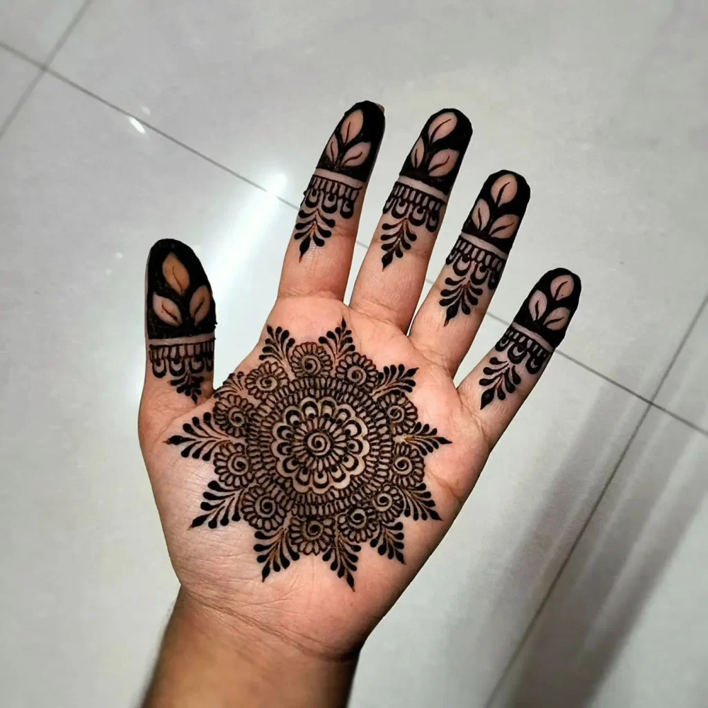 Palm Mehndi Design