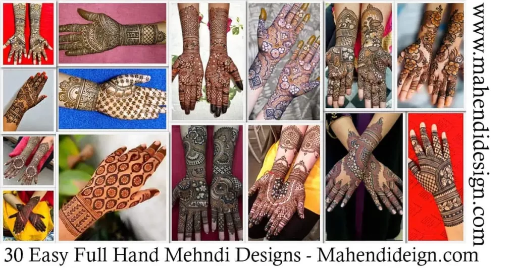 Full Hand Mehndi Designs