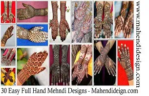 Full Hand Mehndi Designs