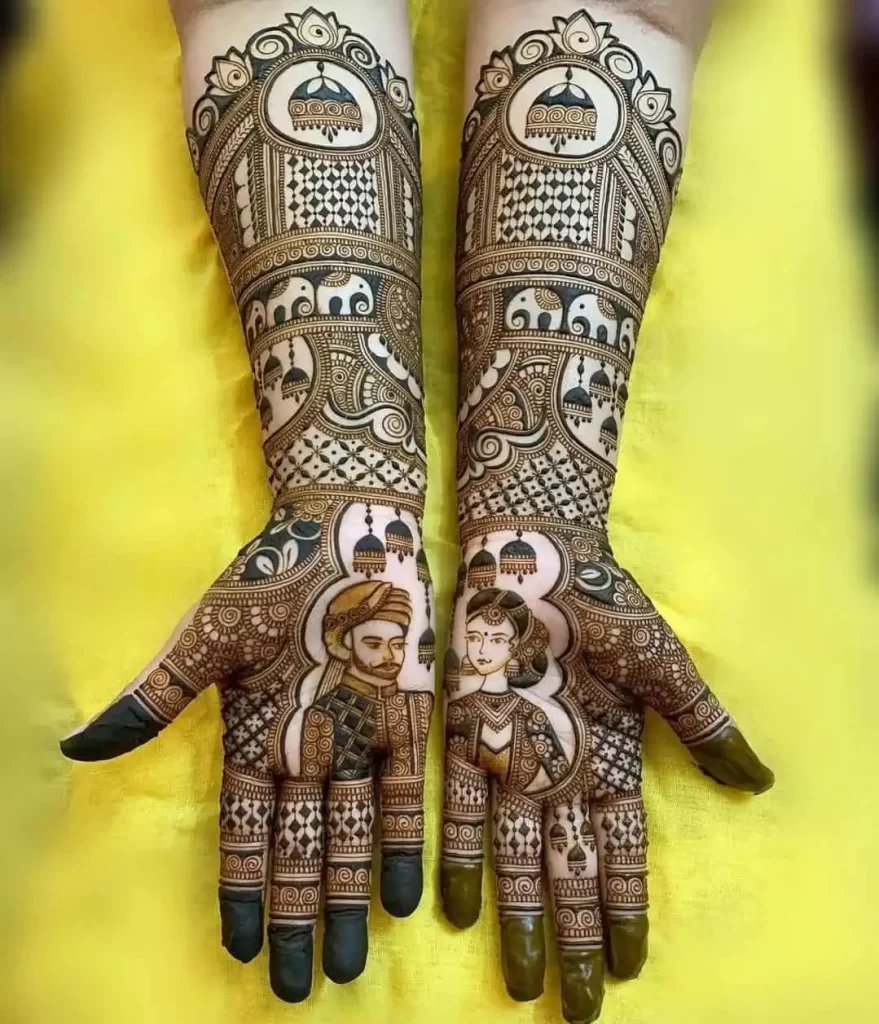 Full Hand Dulhan Mehndi Design