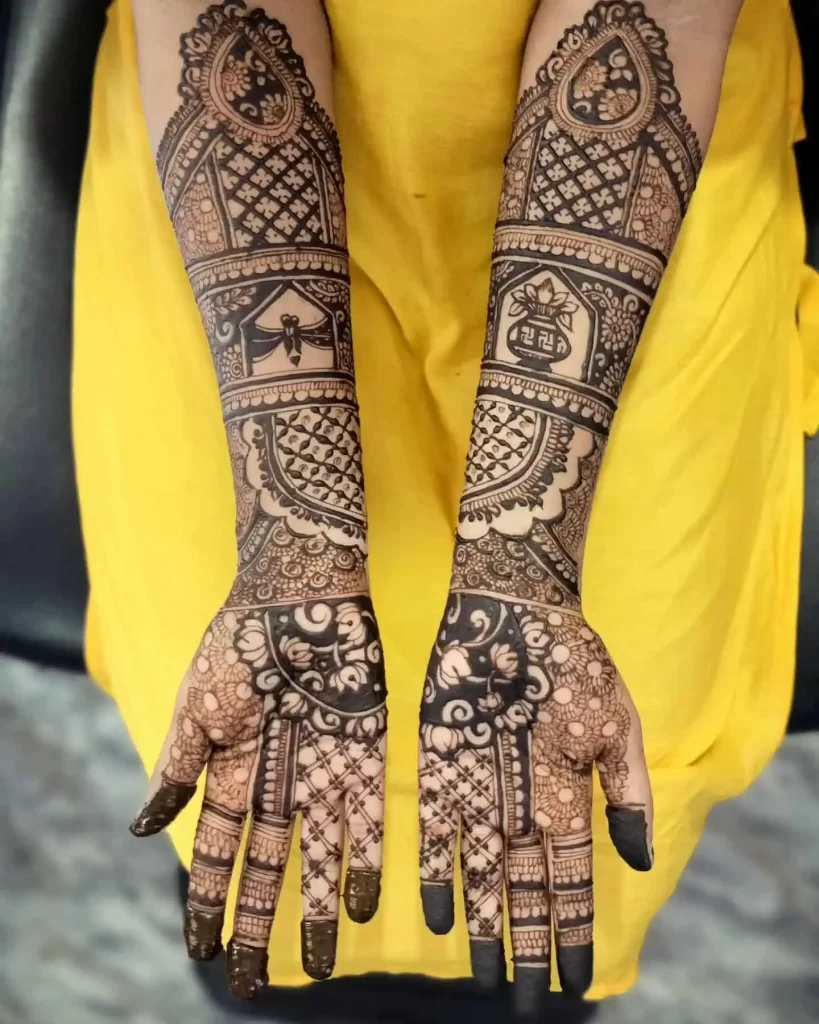 Full Hand Dulhan Mehndi Design