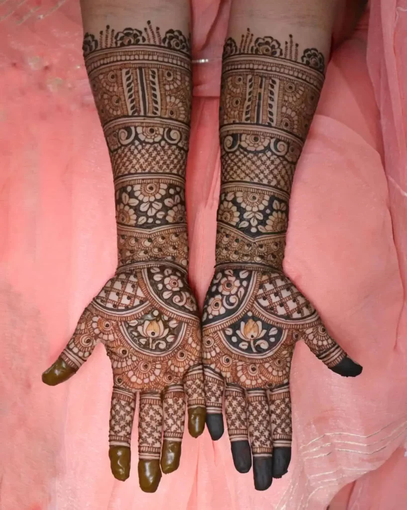 Full Hand Dulhan Mehndi Design