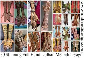 Full Hand Dulhan Mehndi Design