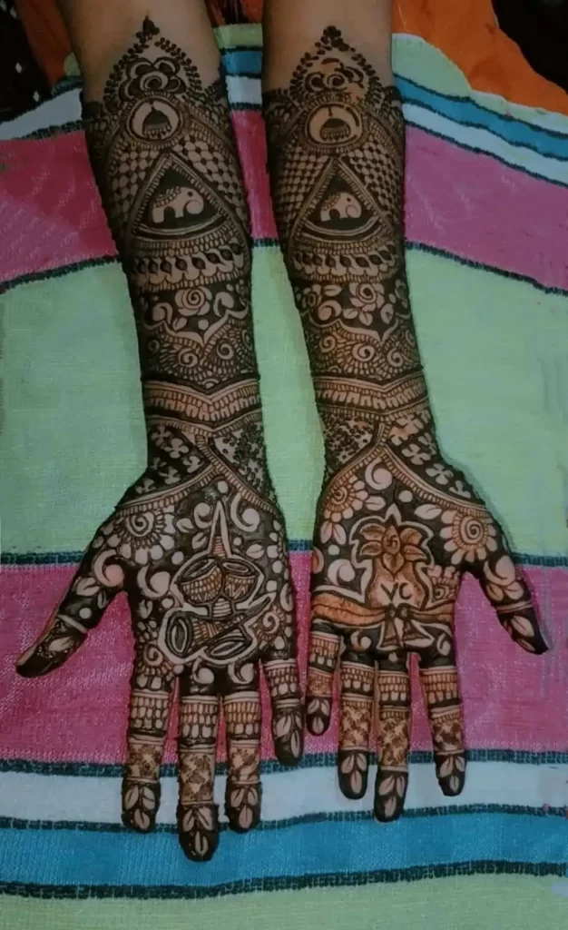 Full Hand Dulhan Mehndi Design