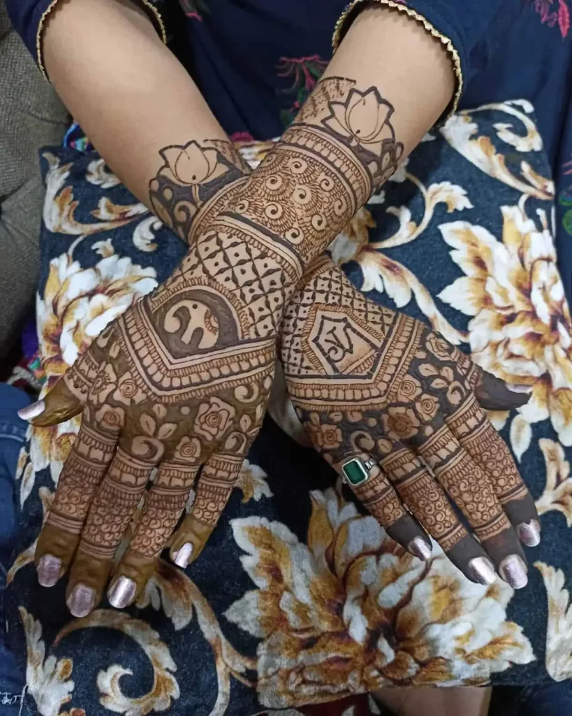 Full Hand Dulhan Mehndi Design