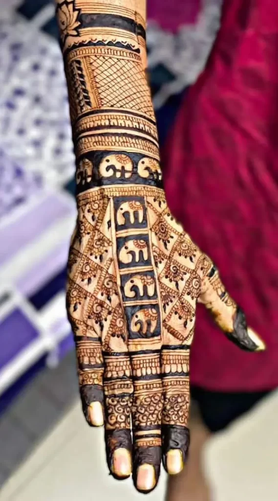 Full Hand Dulhan Mehndi Design