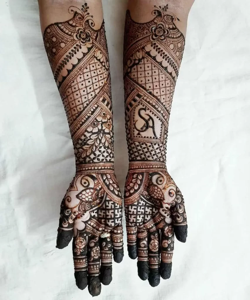 Full Hand Dulhan Mehndi Design