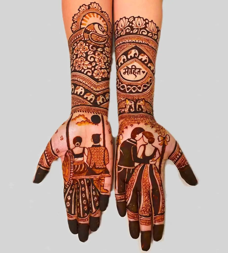 Full Hand Dulhan Mehndi Design