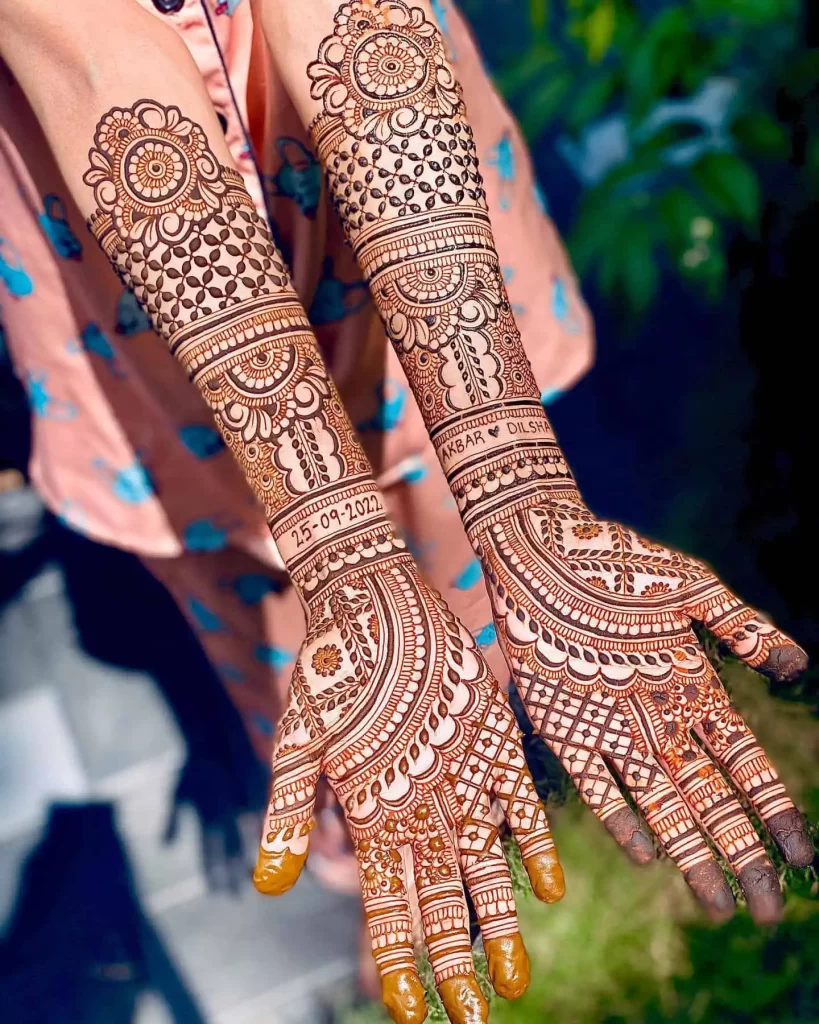 Full Hand Dulhan Mehndi Design