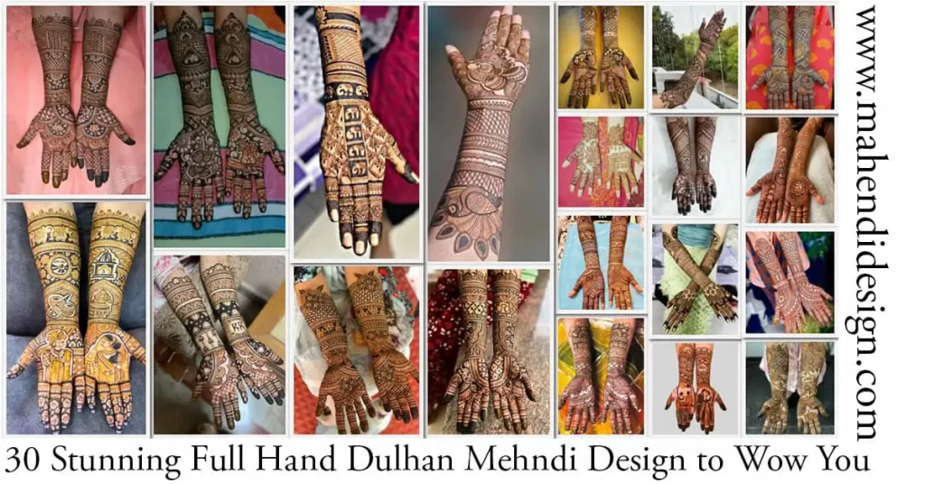  Full Hand Dulhan Mehndi Design 