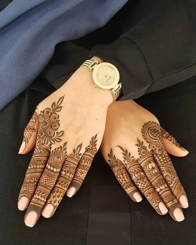 Finger Mehndi Design Easy and Beautiful 