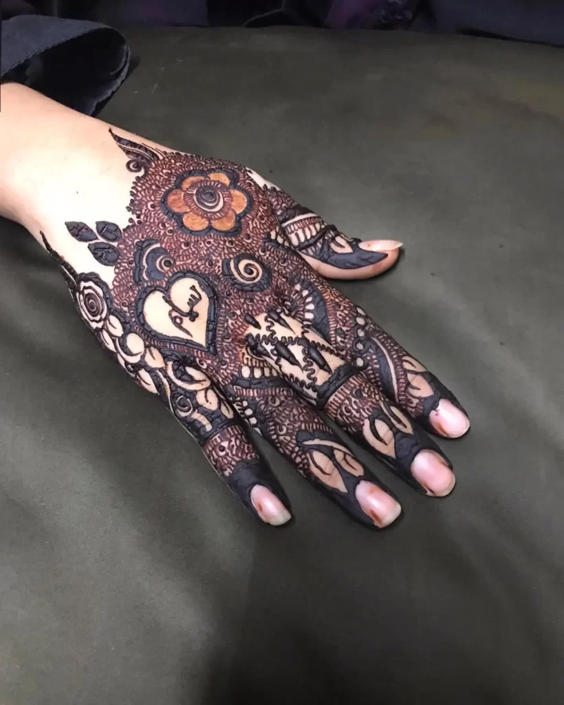 Finger Mehndi Design Easy and Beautiful 