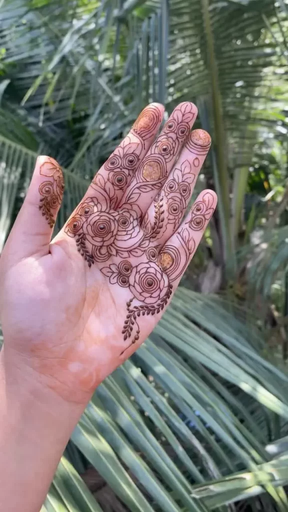 Finger Mehndi Design Easy and Beautiful 