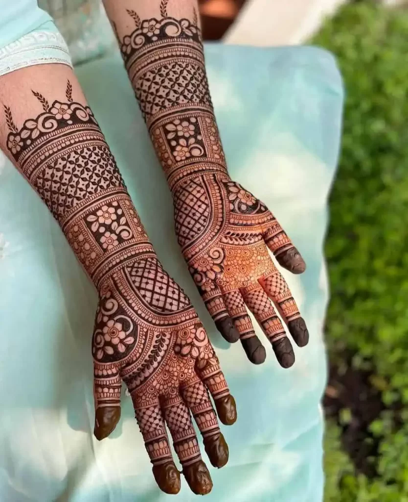 Arabic Bridal Mehndi Design