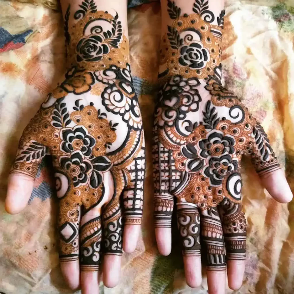 Arabic Bridal Mehndi Design