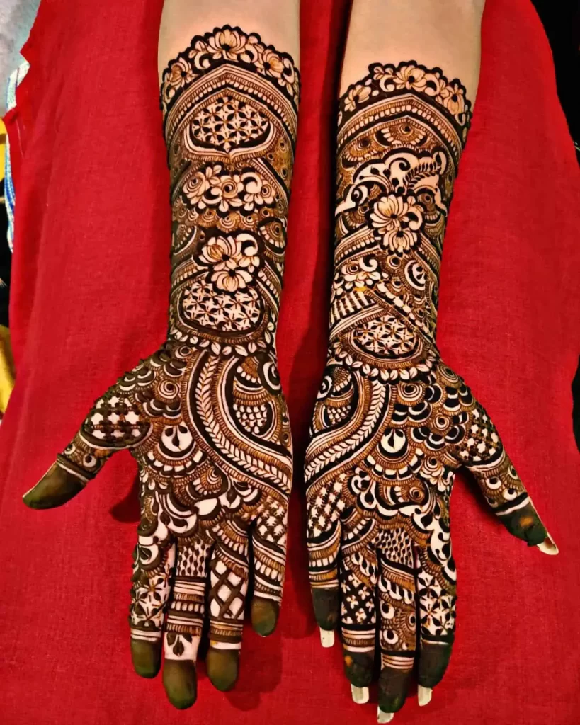 Arabic Bridal Mehndi Design