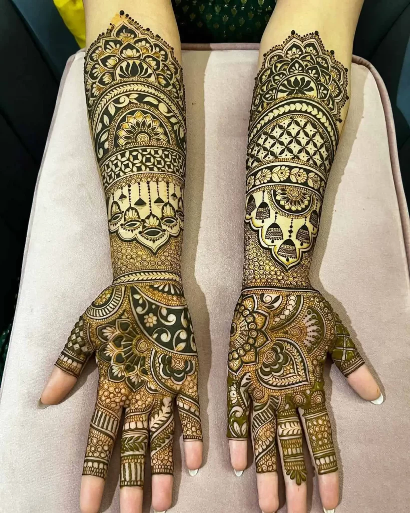 Arabic Bridal Mehndi Design