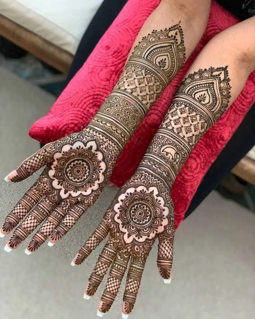 Arabic Bridal Mehndi Design