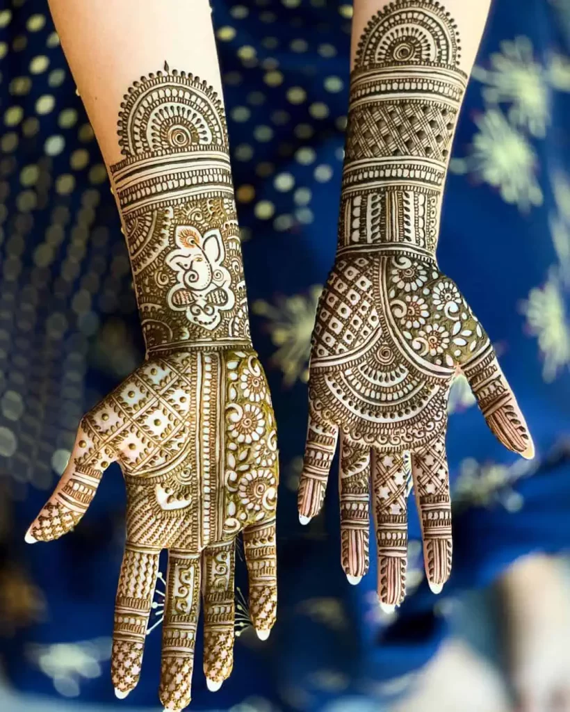 Heavy Mehndi Designs for Hands