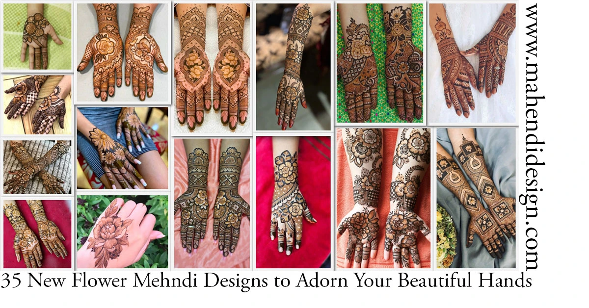 New Flower Mehndi Designs