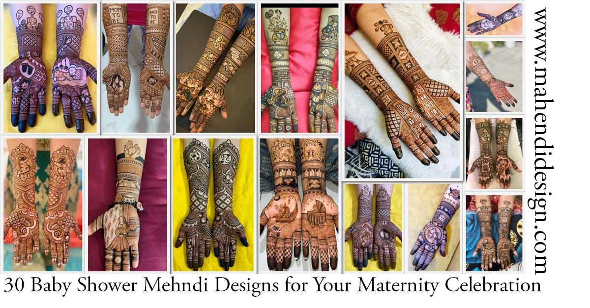 Baby Shower Mehndi Designs